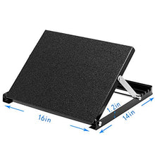 Load image into Gallery viewer, WL Professional Steel Calf Stretcher, Adjustable Ankle Incline Board and Stretch Board, Slant Board with Full Non-Slip Surface, 16" x 14", 4 Positions (500 LB Capacity)
