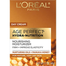 Load image into Gallery viewer, L'Oreal Paris Skincare Age Perfect Hydra-Nutrition Anti-Aging Day Cream with Manuka Honey Extract, 1.7 Ounce
