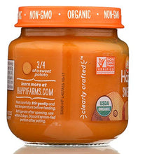 Load image into Gallery viewer, HAPPY BABY Organic Stage 1 Sweet Potatoes, 4 OZ
