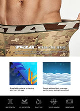 Load image into Gallery viewer, TSLA Men's Compression Pants, Cool Dry Athletic Workout Running Tights Leggings with Pocket/Non-Pocket, Athletic Pocket Utility Camo, XX-Large
