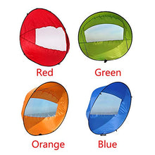 Load image into Gallery viewer, Kayak Downwind Wind Sail, 42" Foldable Paddle Board Rowing Windsurfing w/Clear Clear Window for Kayaks, Canoes, Inflatables, Tandems and Expedition Boats Instant Sail
