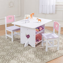 Load image into Gallery viewer, Kidkraft Heart Table and Chair Set
