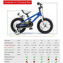 Load image into Gallery viewer, RoyalBaby Kids Bike Boys Girls Freestyle BMX Bicycle with Training Wheels Gifts for Children Bikes 12 Inch Blue

