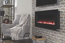Load image into Gallery viewer, BurnBrite Electric 50 Inch Fireplace Recessed and Wall Mount Crystals and Driftwood
