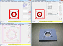 Load image into Gallery viewer, CAD-CAM CNC Mill Software for Mach 3-4, Linux CNC, EMC2, Fanuc, CNC 3040. Design your part and generate the g-code with a single easy to use software, plus many tutorial training videos included.
