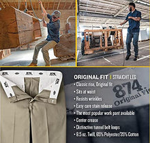 Load image into Gallery viewer, Dickies Men's Original 874 Work Pant, Black, 34W x 32L
