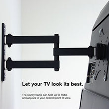 Load image into Gallery viewer, Expert Connect | TV Wall Mount Bracket | 17-42” | Full Motion Articulating | Tilt &amp; Swivel &amp; Rotation Adjustment | Max VESA 200x200mm | for LED, LCD, OLED and Flat Screen TVs Up to 55 lbs
