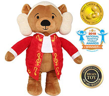 Load image into Gallery viewer, Vosego Amadeus Mozart Virtuoso Bear | 40 mins Classical Music for Babies | 15″ Award Winning Musical Soft Toy | Educational Toy for Infants Kids Adults
