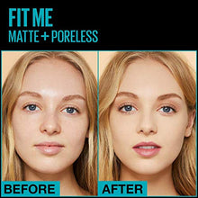 Load image into Gallery viewer, Maybelline New York Fit Me Matte + Poreless Liquid Foundation, Pouch Format, 124 Soft Sand, 1.3 Ounce
