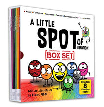 Load image into Gallery viewer, A Little SPOT of Emotion 8 Book Box Set (Books 1-8: Anger, Anxiety, Peaceful, Happiness, Sadness, Confidence, Love, &amp; Scribble Emotion)
