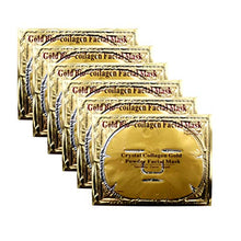 Load image into Gallery viewer, Permotary 6 PCS 24k Gold Gel Collagen Face Masks, Facial Treatment Deep Moisturizing Masks For Anti Aging Puffiness Skincare Anti Wrinkle Tighten Skin &amp; Revitalize Skin
