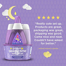 Load image into Gallery viewer, Johnson's Sleepy Time Bedtime Baby Gift Set with Relaxing NaturalCalm Aromas, Bedtime Baby Bath Shampoo, Wash &amp; Lotion Essentials, Hypoallergenic &amp; Paraben-Free, 4 Items
