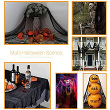 Load image into Gallery viewer, 79 Inches x 360 Inches Halloween Creepy Cloth Cheesecloth, Spooky Halloween Decorations Outdoor Party Supplies Décor for Haunted House, Patio, Garden, Indoor Wall Windows
