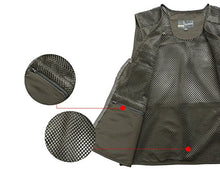 Load image into Gallery viewer, Zhusheng Men's Mesh 16 Pockets Photography Fishing Travel Outdoor Quick Dry Vest Breathable Waistcoat Jackets (Small, Light Khaki)
