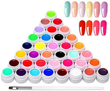 Load image into Gallery viewer, Anself 36 Colors Nail Gel Art Polish Pigment UV Gel Set ...
