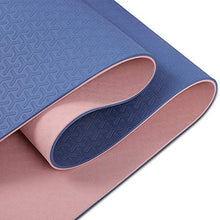 Load image into Gallery viewer, WWWW Yoga Mat Eco Friendly TPE Non Slip Yoga Mats by SGS Certified with Carrying Strap,72"x24" Extra Thick 1/4" for Yoga Pilates Fitness Exercise Mat

