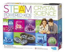 Load image into Gallery viewer, 4M Deluxe Crystal Growing Combo Steam Science Kit - DIY Geology, Chemistry, Art, STEM Toys Gift for Kids &amp; Teens, Boys &amp; Girls [Amazon Exclusive]
