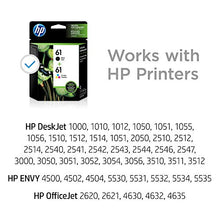 Load image into Gallery viewer, HP 61 | 2 Ink Cartridges | Black, Tri-color | CH561WN, CH562WN
