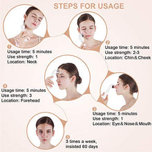 Load image into Gallery viewer, Facial Massager Face Massage Device - 4 Color LED Light Treatments Handy Electric High Frequency and Vibration Machine Strengthening Elasticity Modifying Wrinkles Sensitive Skin Care Product White
