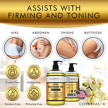 Load image into Gallery viewer, Cellulite, Sore Muscle &amp; Lavender Relaxation Massage Oils with Roller Massage Ball and Massager Mitt- Perfect Spa Gift Set
