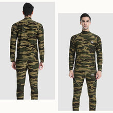 Load image into Gallery viewer, Men's Thermal Underwear Wintergear Fleece Long Johns Compression Base Layer Set Skiing Warm Top &amp; Bottom Black
