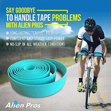Load image into Gallery viewer, Alien Pros Bike Handlebar Tape EVA (Set of 2) Bianchi Green - Enhance Your Bike Grip with These Bicycle Handle bar Tape - Wrap Your Bike for an Awesome Comfortable Ride (Set of 2, Green)
