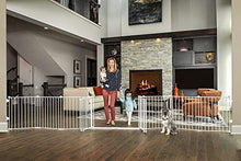 Load image into Gallery viewer, Regalo 192-Inch Double Door Super Wide Adjustable Baby Gate and Play Yard, 4-In-1, Bonus Kit, Includes 4 Pack of Wall Mounts
