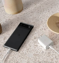 Load image into Gallery viewer, Google 30W USB-C Charger and Cable - Fast Charging Pixel Phone Charger - Compatible with Google Products and Other USB-C devices

