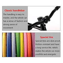 Load image into Gallery viewer, GYZLZZB Bend Handle Fixie Single Speed 700C 26 Inch Commuter City Road Bike High Carbon Steel Frame | Frame Urban Reverse Braking Fixed Gear Bicycle Retro Vintage Adult Ladies Men(Green and Black)
