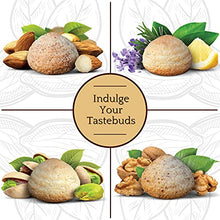Load image into Gallery viewer, Piccola Cucina Regali Assorted Italian Almond Macaroon Cookies - 4 Pack (Almond, Lemon Lavender, Pistachio, Maple Walnut) Gluten Free, Dairy Free
