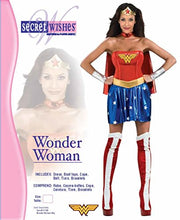 Load image into Gallery viewer, Rubie's womens Secret Wishes Dc Comics Deluxe Wonder Woman Adult Sized Costumes, Blue/Red, Medium US
