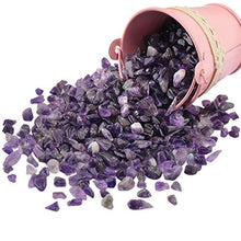 Load image into Gallery viewer, SUNYIK Amethyst/Green Aventurine Tumbled Chips Crystal Crushed Pieces Irregular Shaped 1pound(About 460 Gram)
