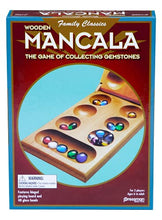 Load image into Gallery viewer, Pressman Mancala - Real Wood Folding Set, with Multicolor Stones by Pressman
