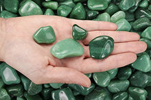 Load image into Gallery viewer, Fantasia Materials: 1 lb Tumbled Green Aventurine A Grade Stones from Brazil - Small - 0.75" to 1.25" avg
