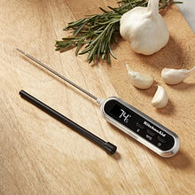 Load image into Gallery viewer, KitchenAid KQ905 Rapid Response Digital Kitchen and Food Thermometer, TEMPERATURE RANGE: -4F to 482F/-20C to 250C, Black
