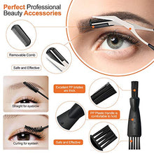 Load image into Gallery viewer, 14 in 1 Eyebrow Razor Kit, Professional Dermaplane Face Razor for Women, Eyebrow Trimmer for Hair &amp; Peach Fuzz Remover, Face Shavers for Women with Eyebrow Tweezers/Scissors/Clipper/Spoolie Brush
