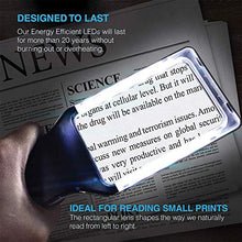 Load image into Gallery viewer, 3X Large Magnifying Glass with [10 Anti-Glare &amp; Fully Dimmable LEDs]-Evenly Lit Viewing Area-Illuminated Lighted Magnifier for Reading Small Fonts, Low Vision Seniors, Macular Degeneration, Inspection
