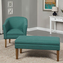 Load image into Gallery viewer, HomePop Chunky Textured Accent Chair, Teal
