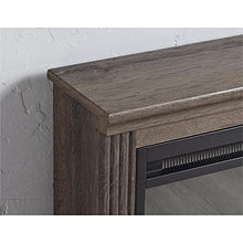 Load image into Gallery viewer, Ameriwood Home Bruxton Electric Fireplace, Medium Brown
