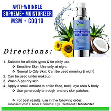 Load image into Gallery viewer, Sage Organix Anti Aging Supreme Moisturizer Cream + Vit C, CoQ10, MSM, HA &amp; Glycolic, Organic Natural Collagen Boosting Firming Hydrating Face &amp; Body Cream, A Day/Night Anti Wrinkle Cream
