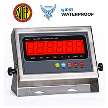 Load image into Gallery viewer, PEC Scales Recycling 304 Stainless Steel Bench Scale/Shipping Scale, NTEP Legal for Trade (18" x 18")

