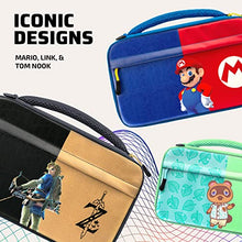 Load image into Gallery viewer, PDP Gaming Officially Licensed Switch Commuter Case - Zelda Breath of the WIld - Semi-Hardshell Protection - Protective PU Leather - Holds 14 Games - Works with Switch OLED &amp; Lite - Perfect for Travel
