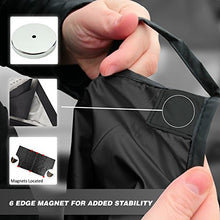 Load image into Gallery viewer, Tadge Goods XL Magnetic Ice Shield Snow Cover for Windshield – Smart Frost Guard Winter Protector Fits Car, Truck, SUV, Van - Free Bonus Ice Scraper &amp; Travel Pouch
