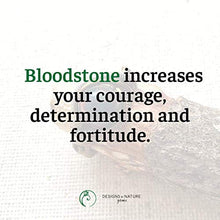 Load image into Gallery viewer, Custom Raw Natural Bloodstone Ring - Choose Size - Men's and Women's Crystal Flow Jewelry - March Birthstone
