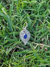 Load image into Gallery viewer, Lapis Lazuli Pendant,925 Sterling Silver,Secret Compartment Pendant,Designer Lapis Pendant,Pill Box Pendant,Wedding Gift Ideas,Handcrafted Box Pendant,Poison Box Pendant,Gift For Specialone,Boho Gift
