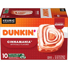 Load image into Gallery viewer, Dunkin' Bakery Series Cinnamon Coffee Roll Flavored Coffee, 10 Keurig K-Cup Pods
