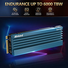 Load image into Gallery viewer, INLAND Gaming Performance Plus 8TB Gen 4 PCIe 4.0 NVMe M.2 SSD with Heatsink Compatible with PS5 &amp; PC, Read/Write Speed up to 7000MB/s and 5800MB/s, 6000 TBW Internal Solid State Drive
