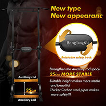Load image into Gallery viewer, BangTong&amp;Li Power Tower Workout Pull Up &amp; Dip Station Adjustable Multi-Function Home Gym Fitness Equipment (Black-st)

