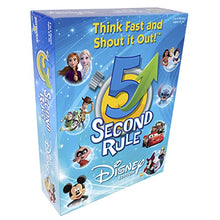 Load image into Gallery viewer, 5 Second Rule Disney Edition — Fun Family Game About Your Favorite Disney Characters — Ages 6+
