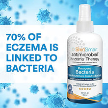 Load image into Gallery viewer, SkinSmart Antimicrobial Eczema Therapy with Hypochlorous Acid, Removes Bacteria so Skin Can Heal, for Adults, Kids and Seniors, 8 Ounce Clear Spray
